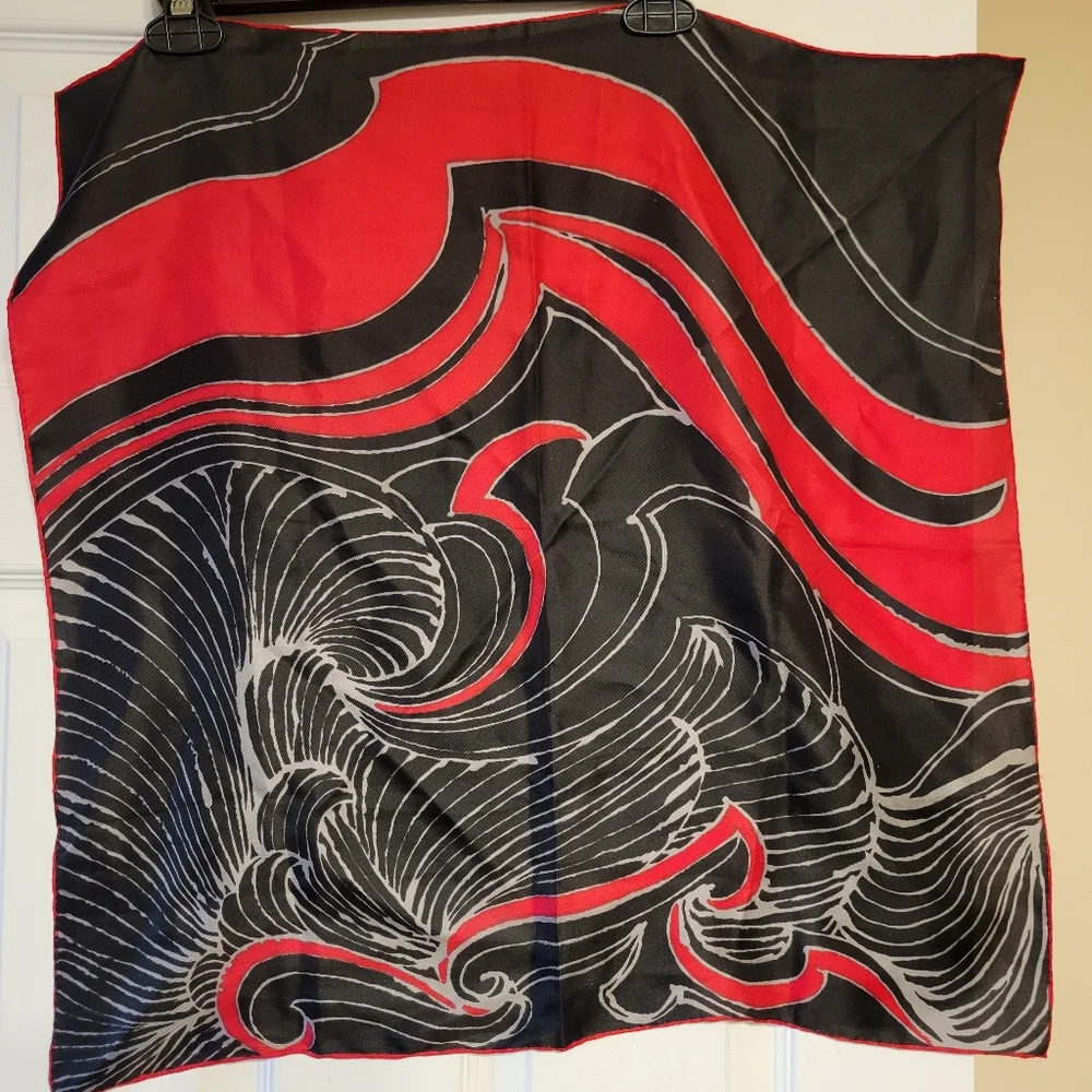 Vintage black red